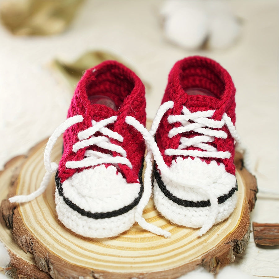 Chaussures Adorables pour Enfants Tricotées à la Main — Monptitlou
