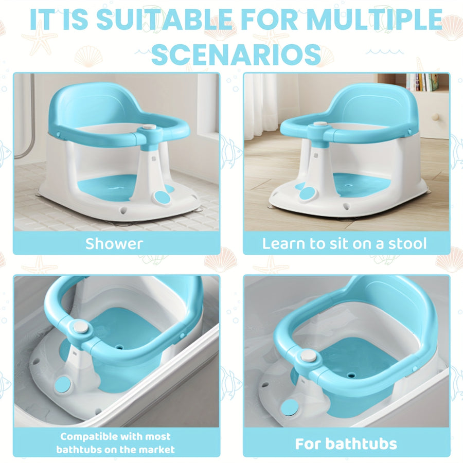 Siège de bain bébé pivotant à 360° — Monptitlou