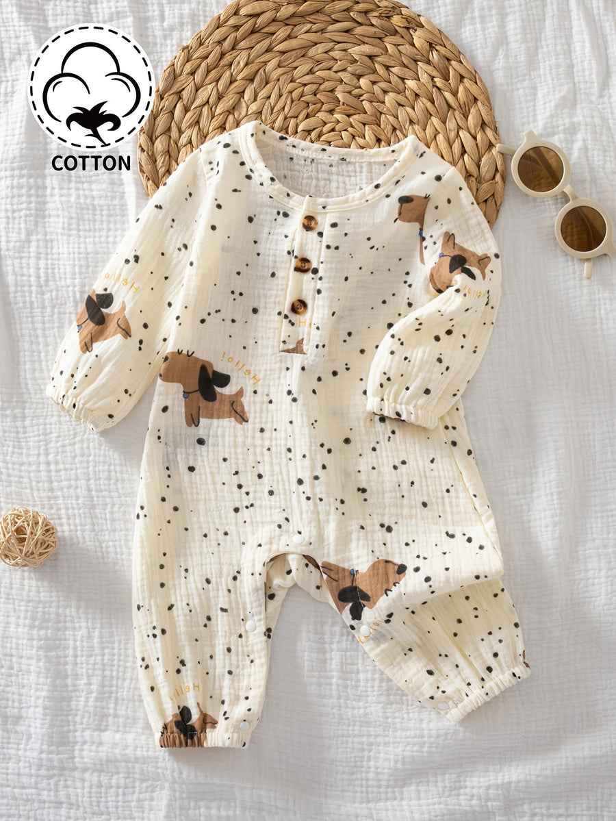 Grenouillère à manches longues pour bébé et enfant — Monptitlou