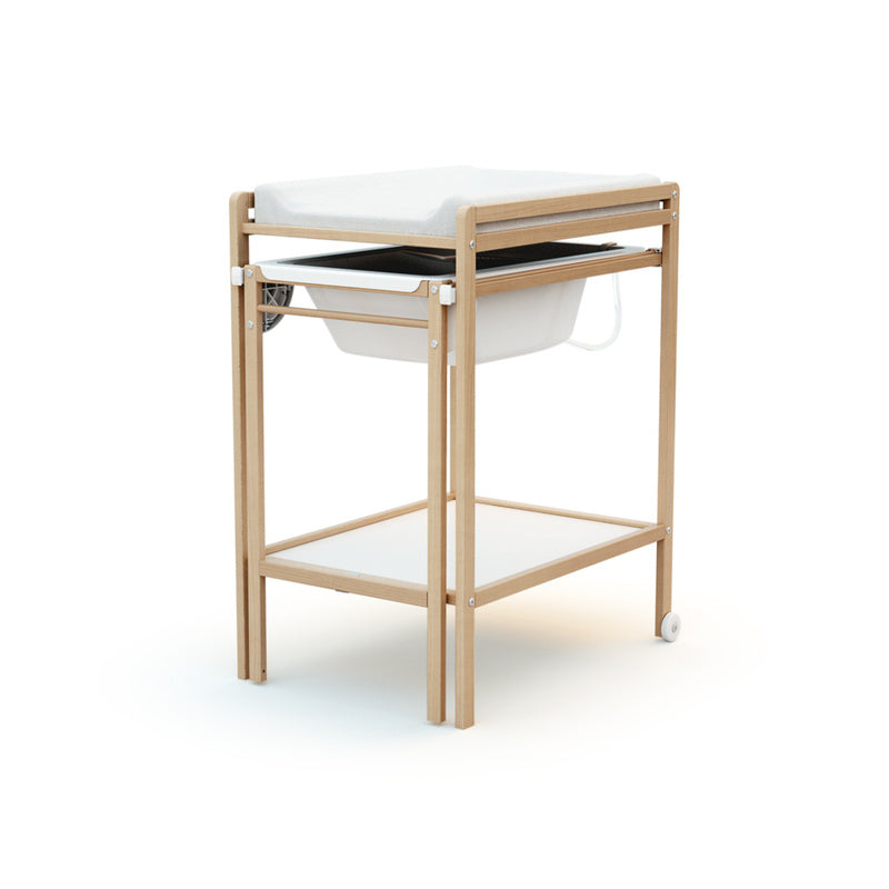 WEBABY - Table à Langer avec Baignoire en bois LILO — Monptitlou