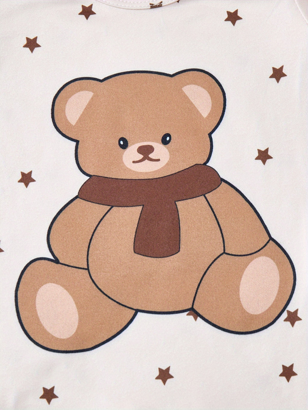 Gigoteuses pour bébé, à motif ours aléatoire et écharpe cartoon — Monptitlou
