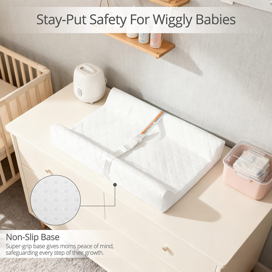Matelas à langer pour bébé, tapis à langer antidérapant et lavable avec — Monptitlou