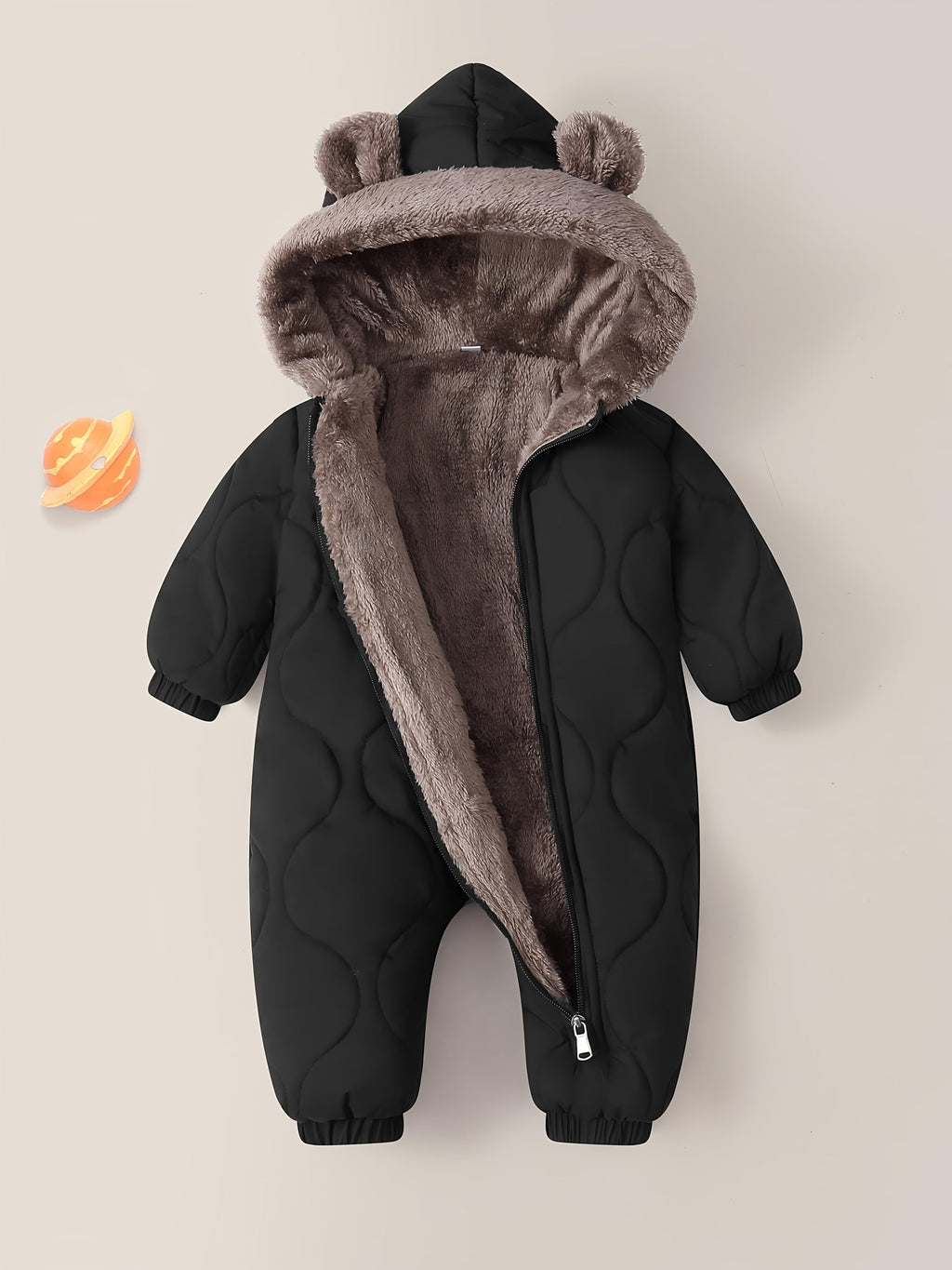 Combinaison d'hiver épaisse en polaire pour l'automne et l'hiver — Monptitlou