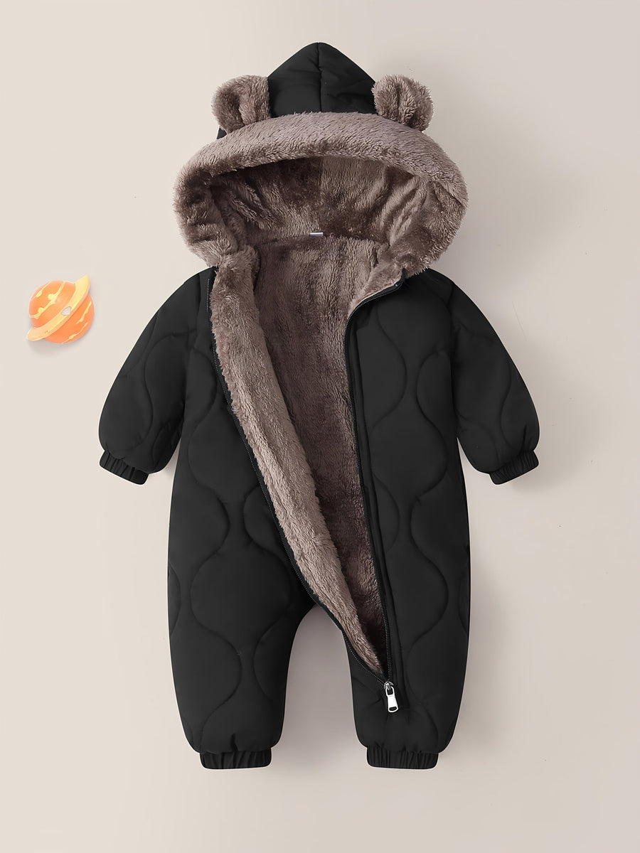 Combinaison d'hiver épaisse en polaire pour l'automne et l'hiver — Monptitlou