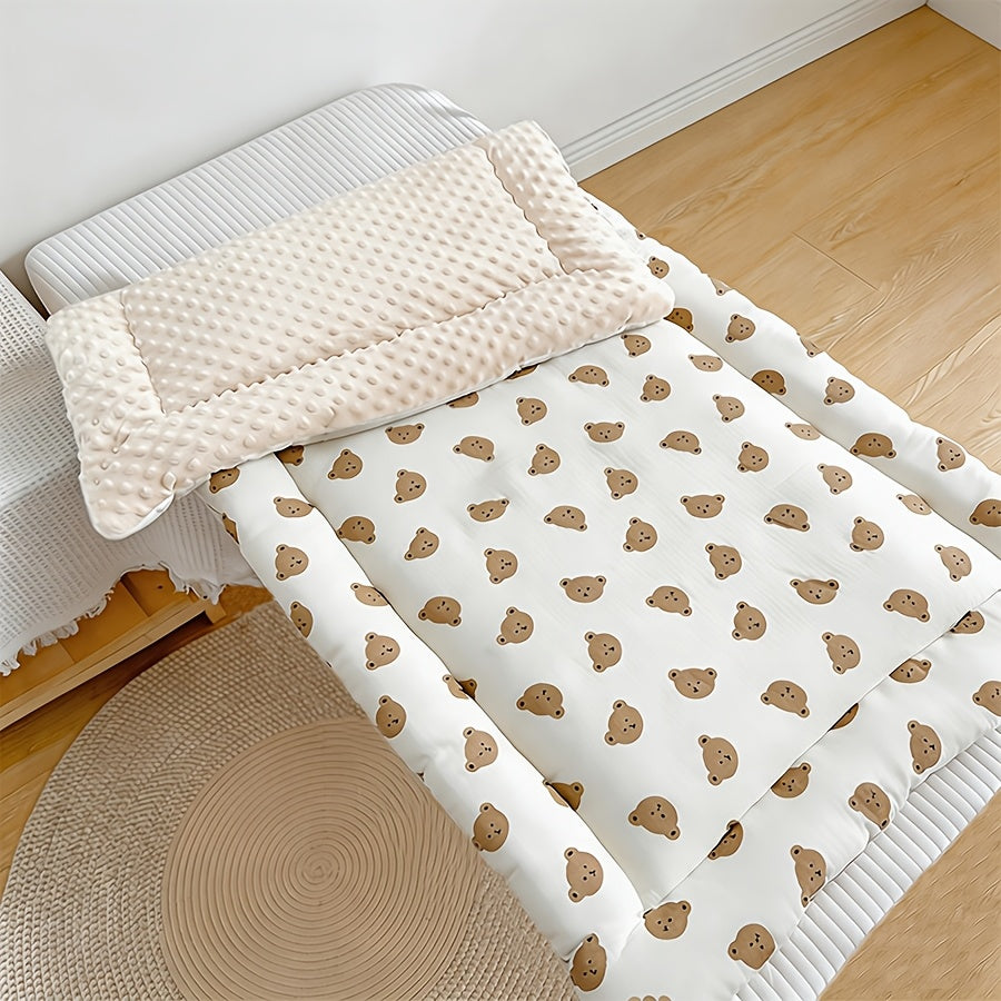 Couette adorable disponible en motifs visage d'animal et cœur. Parfaite — Monptitlou Image