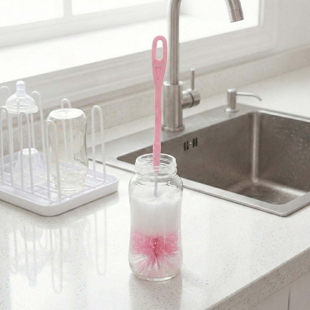 Brosse de nettoyage à long manche pour laver les bouteilles — Monptitlou