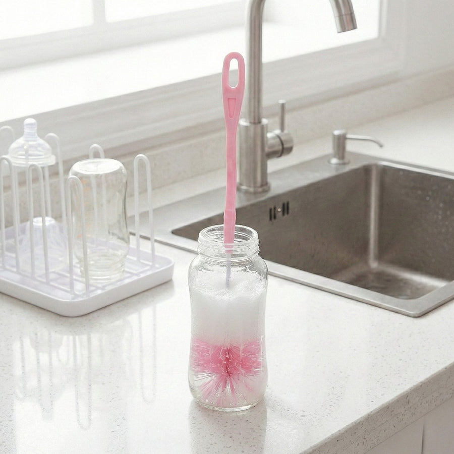 Brosse de nettoyage à long manche pour laver les bouteilles — Monptitlou