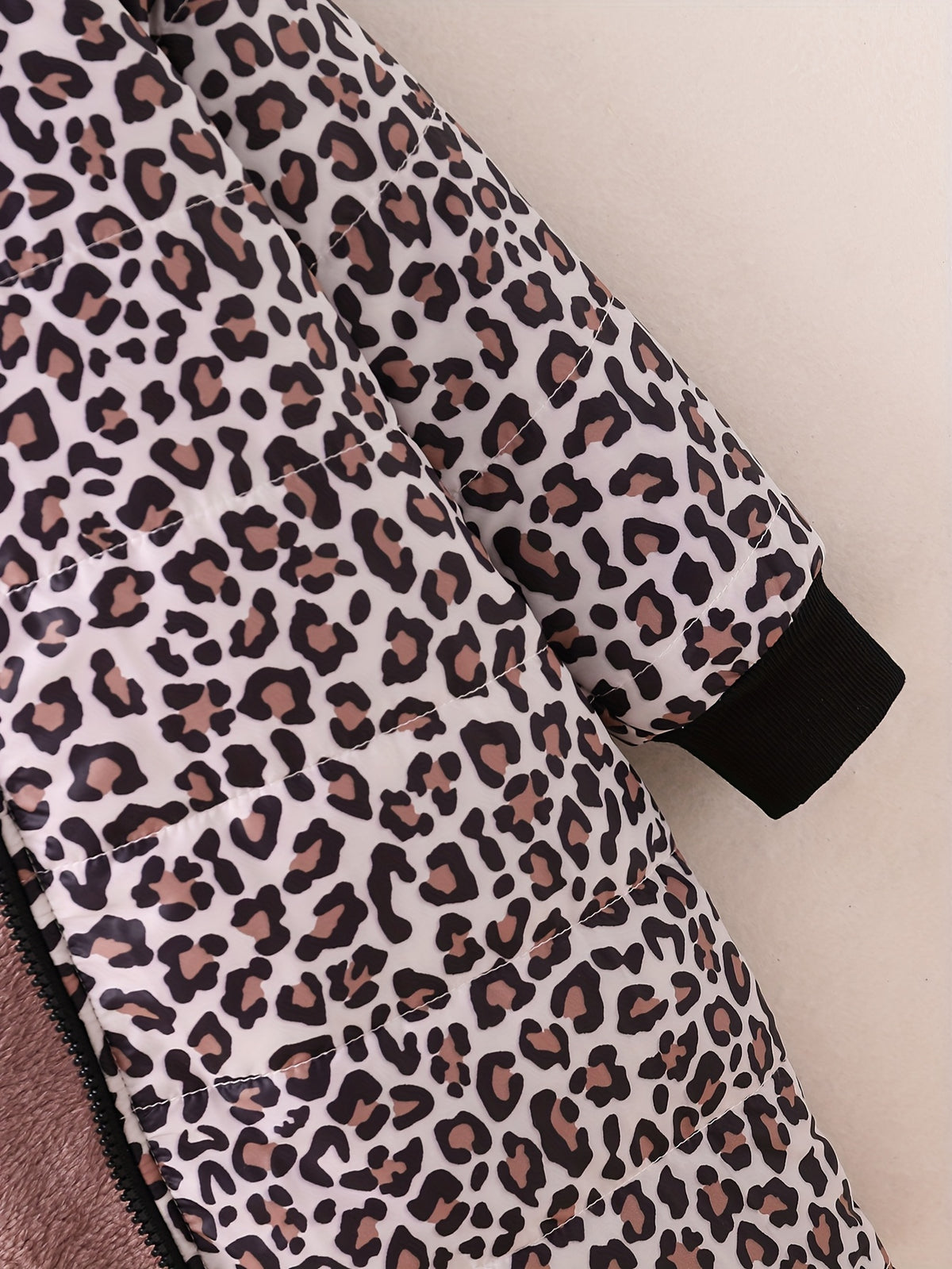 [Veste hiver lavable] Veste à capuche doublée polaire pour filles — Monptitlou Image
