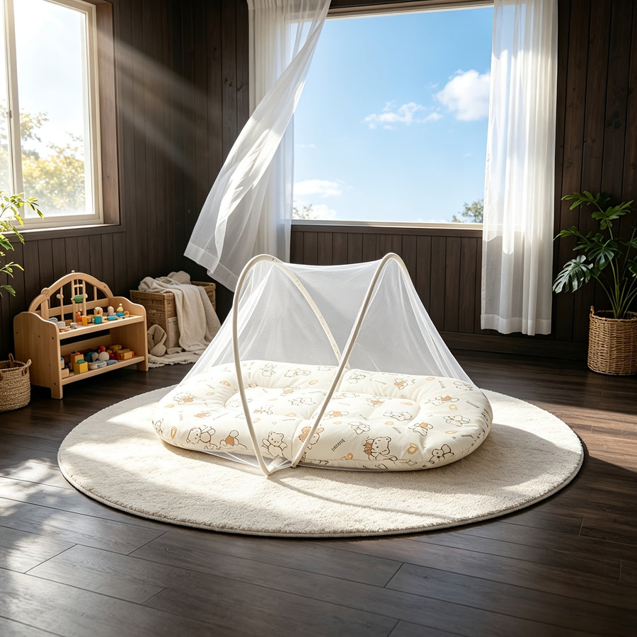 Moustiquaire d'extérieur simple pour enfants, portable, avec rangement — Monptitlou