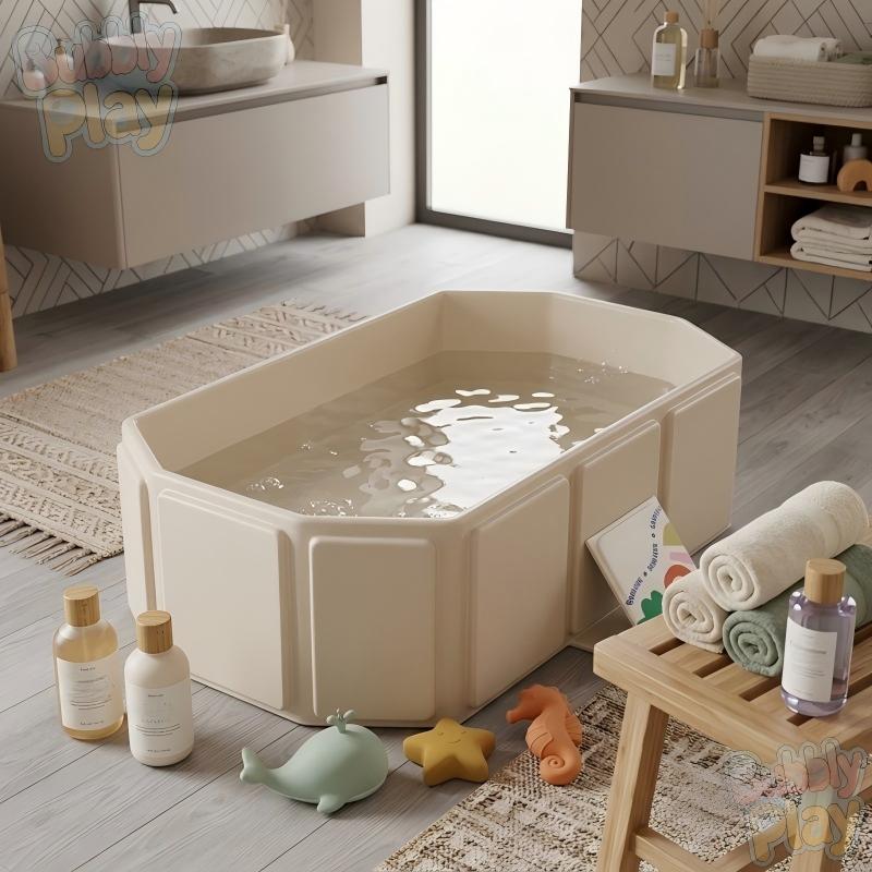 Baignoire portable, petite baignoire hors sol, baignoire compacte — Monptitlou