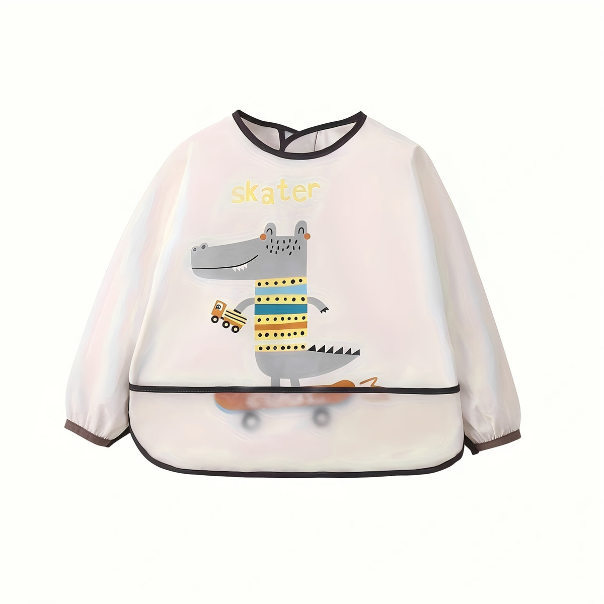 Tablier à Manches Longues pour Bébé Protège les Vêtements de Votre — Monptitlou Image