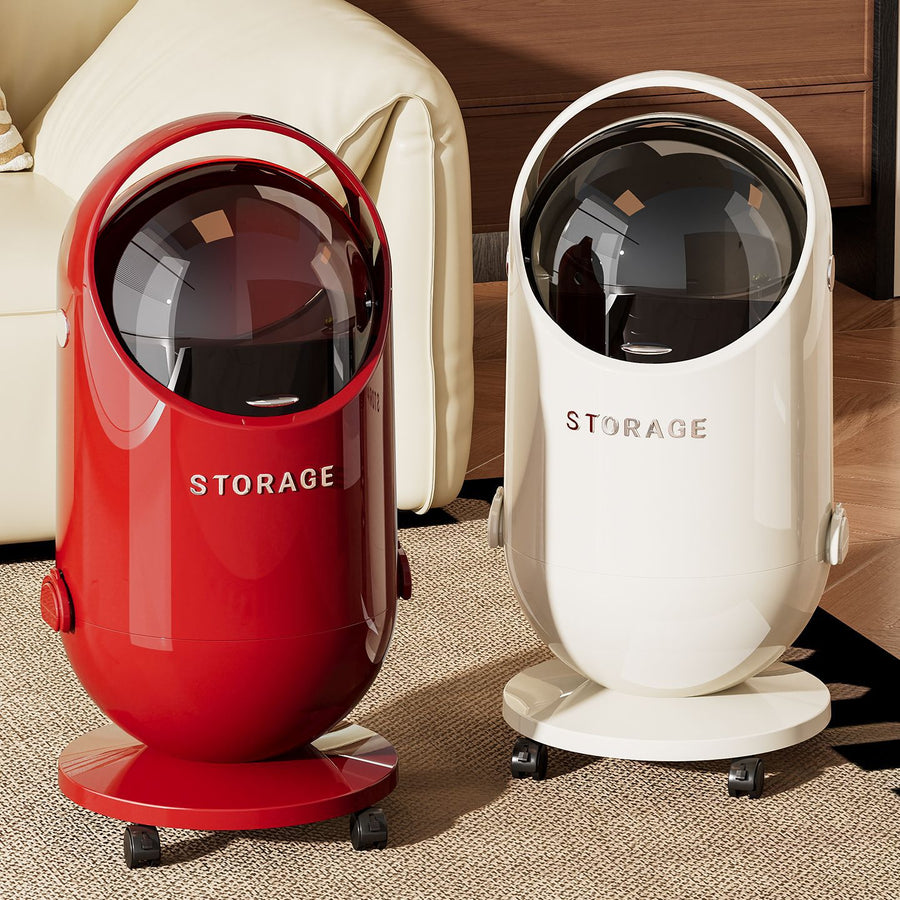 Poubelle Capsule Spatiale 20L avec Seau Intérieur Amovible — Monptitlou