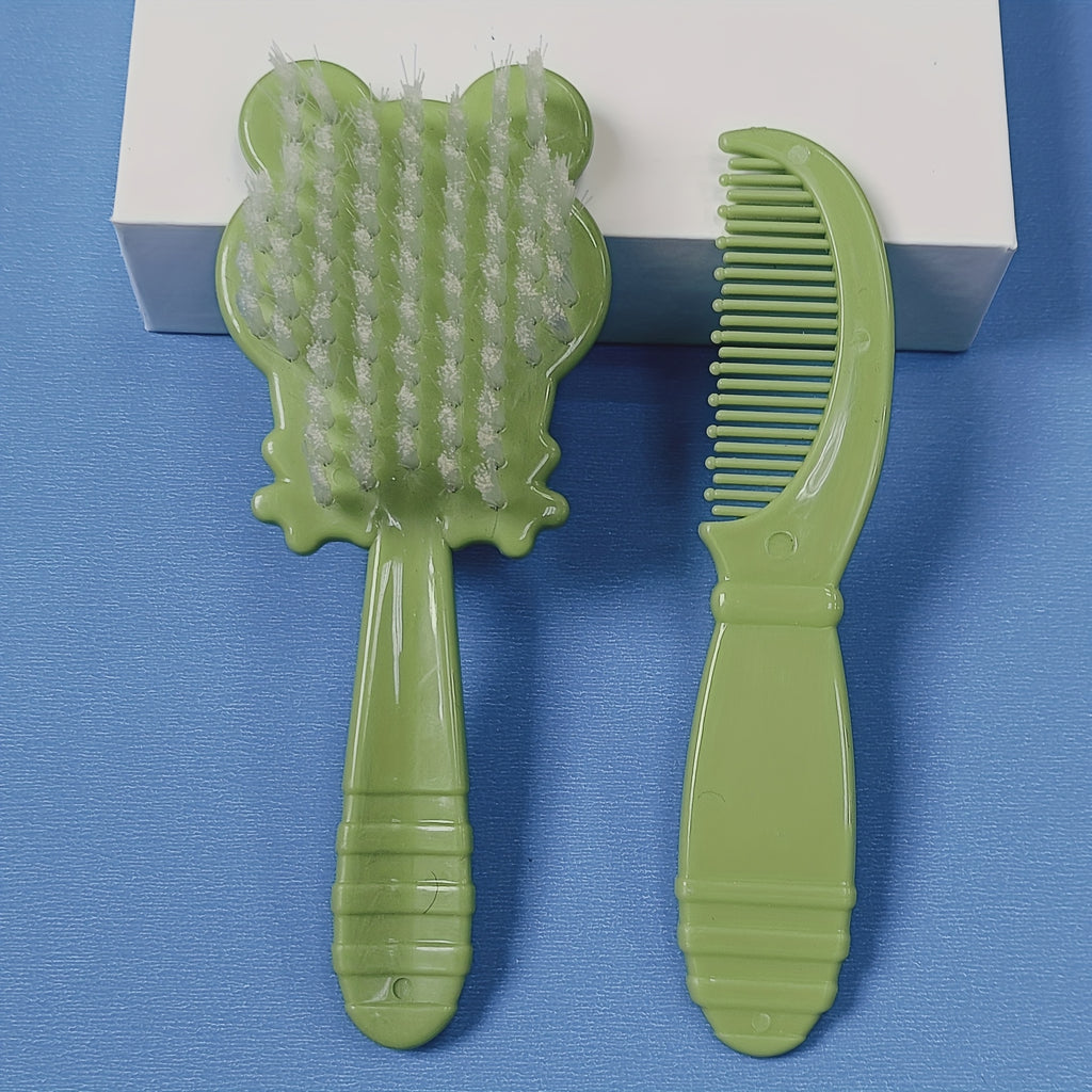 Ensemble Peigne de Bain et Brosse Douce pour le Lavage des Cheveux — Monptitlou