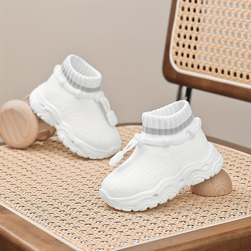 Chaussures de marche pour enfants, matière tricot respirante, toutes saisons, quotidien, garçons et filles, plusieurs co