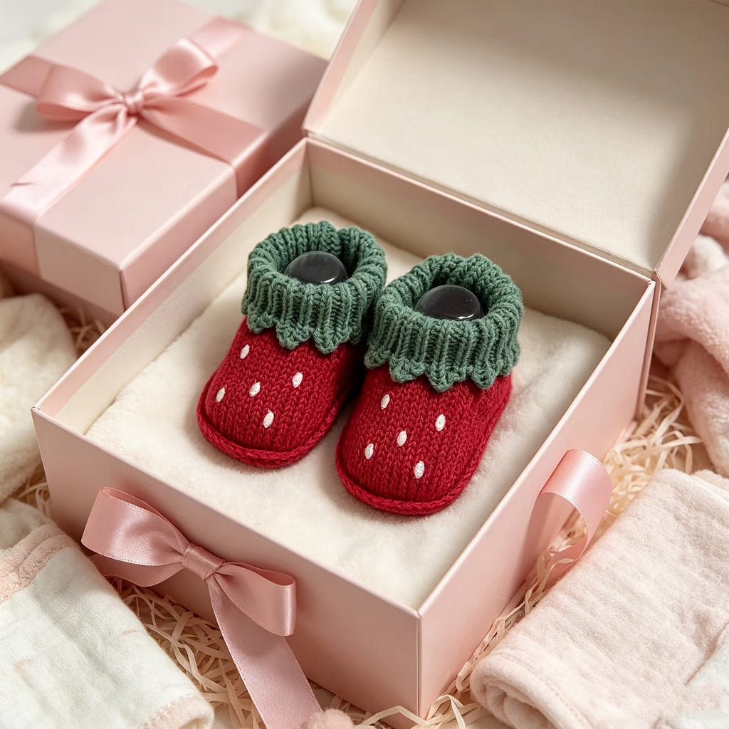 1 Paire de Chaussures pour Enfants Tricotées à la Main — Monptitlou