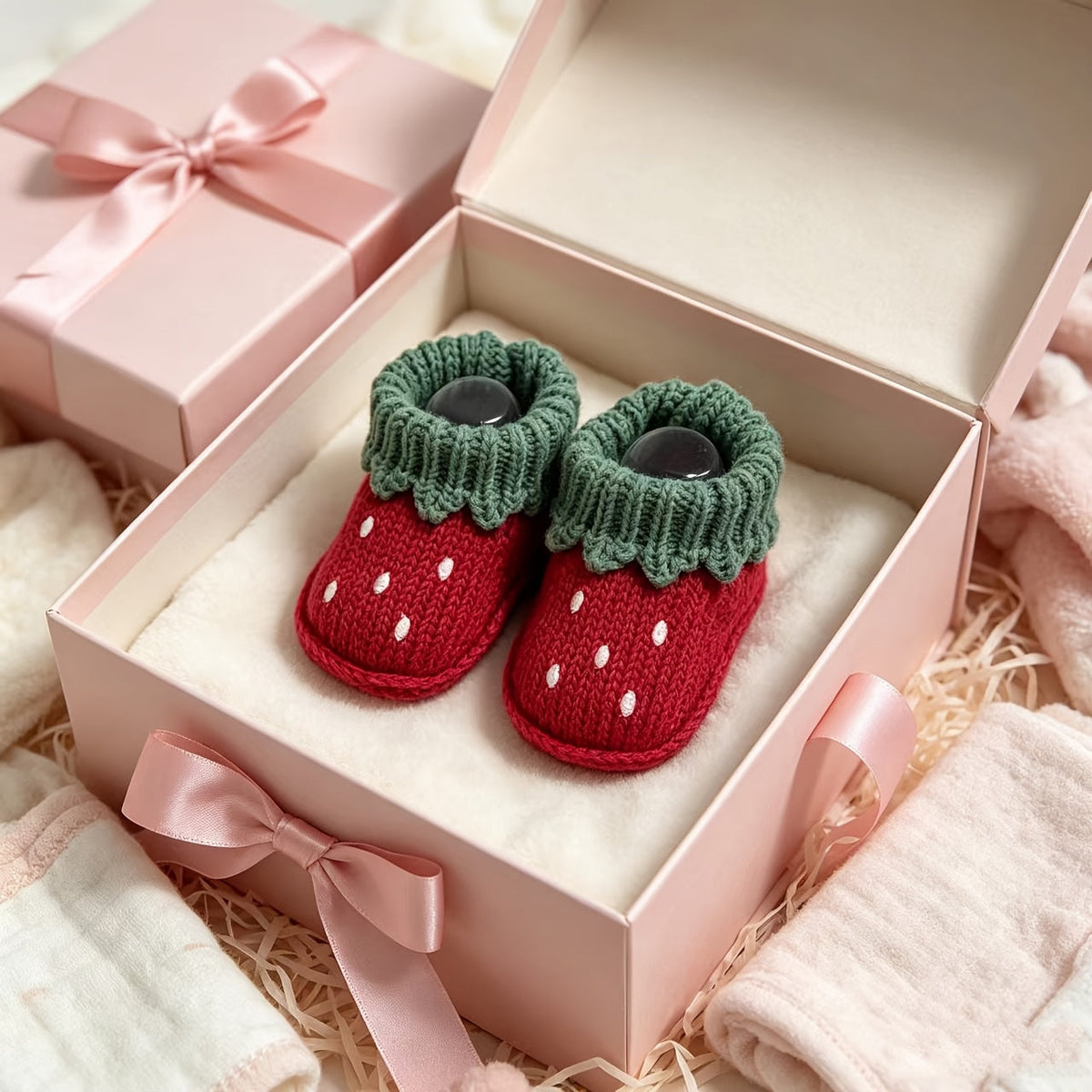 1 Paire de Chaussures pour Enfants Tricotées à la Main — Monptitlou Image