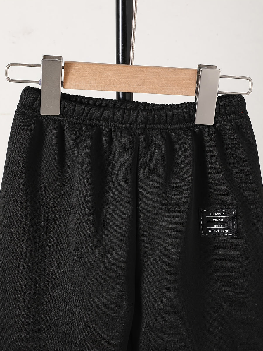 Ensemble 2 pièces. Ensemble de sweat-shirts décontractés à col ras du — Monptitlou