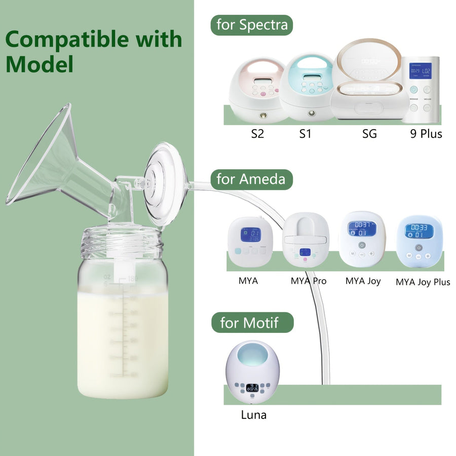 Collection de Bouteilles de Stockage de Lait Maternel — Monptitlou