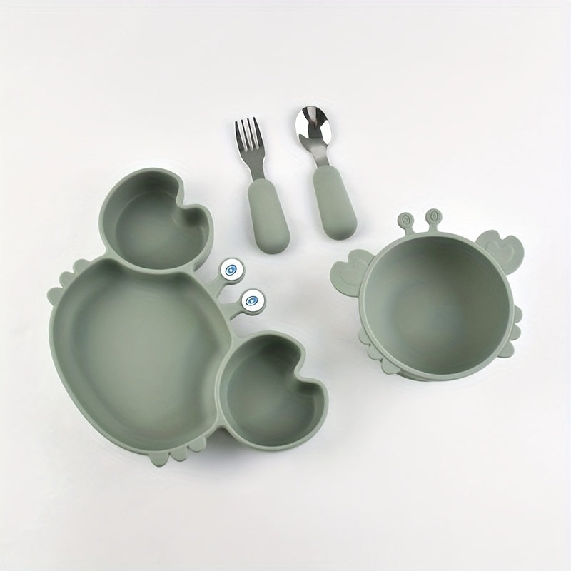 D'ustensiles d'alimentation en silicone pour enfants — Monptitlou
