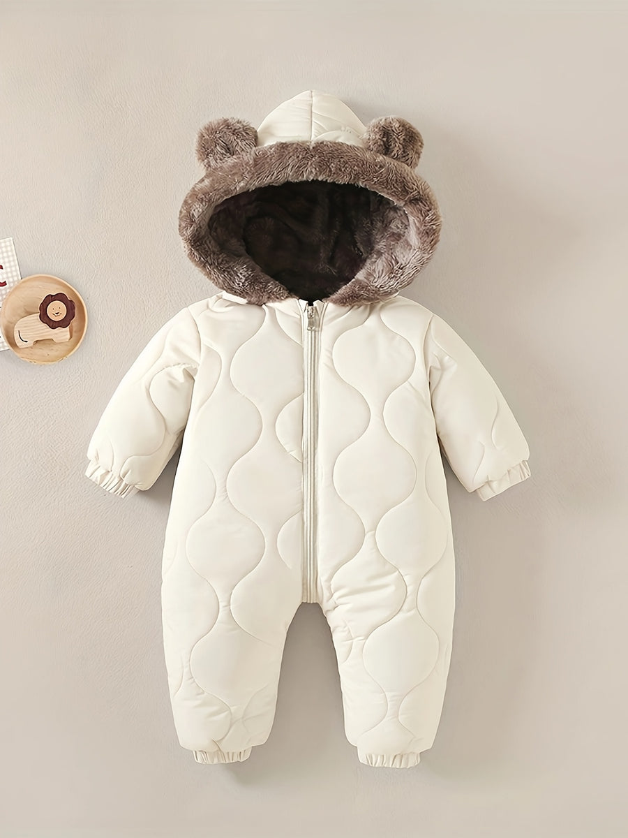Combinaison d'Hiver Doublée Polaire Unisexe à Capuche, photo 14