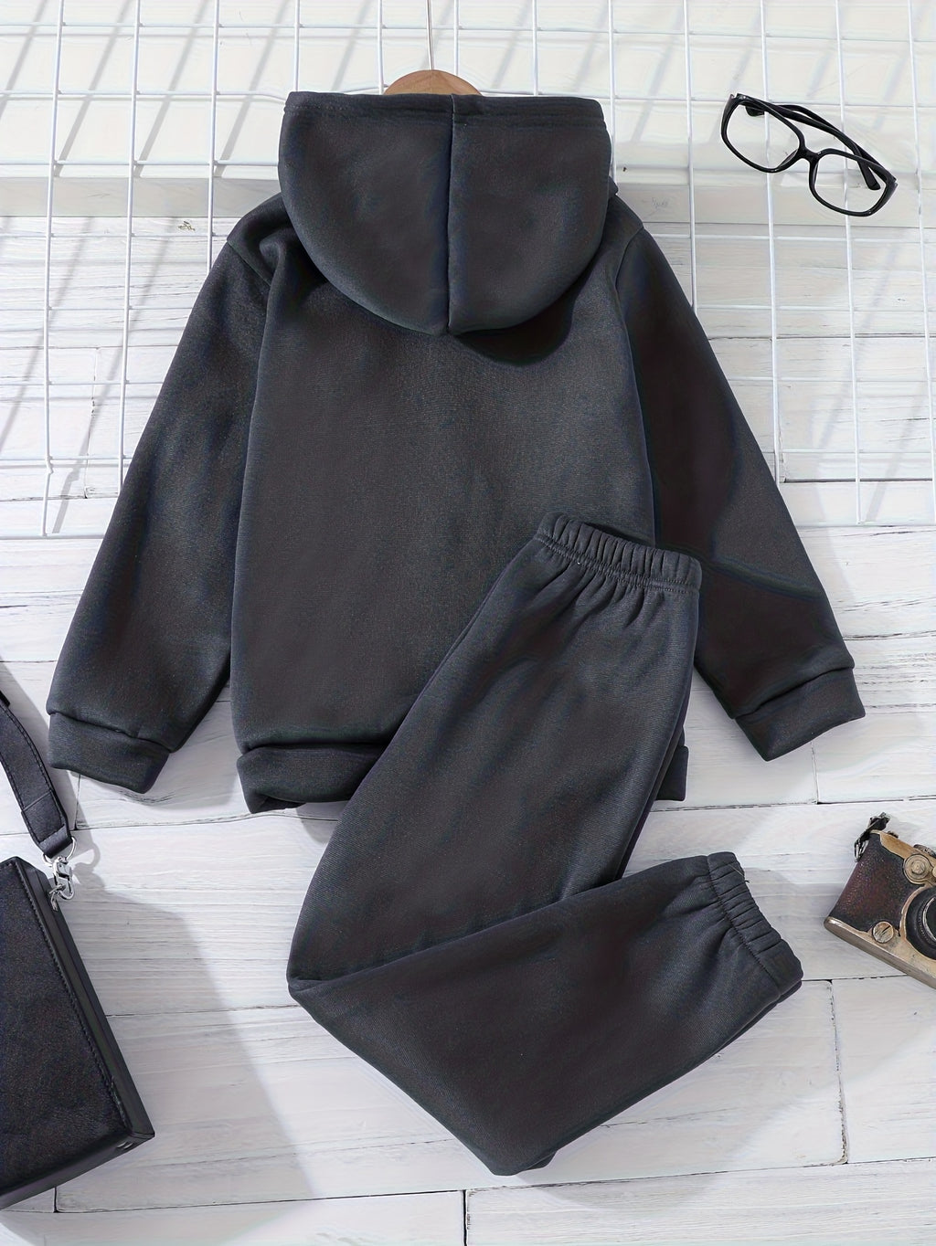 Ensemble à capuche en polaire pour garçons