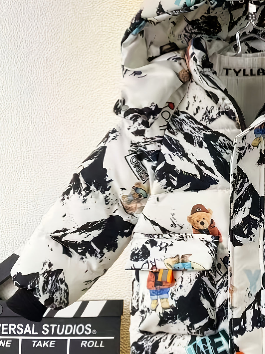 Nouveau manteau pour garçons, vêtement d'hiver épais mi-long — Monptitlou