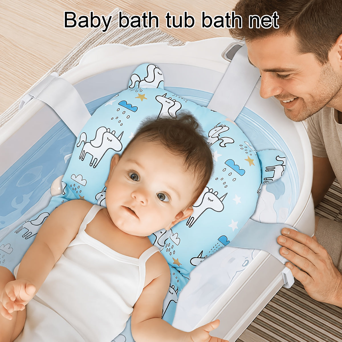 Coussin de Bain Bébé Motif Dessin Animé — Monptitlou Image