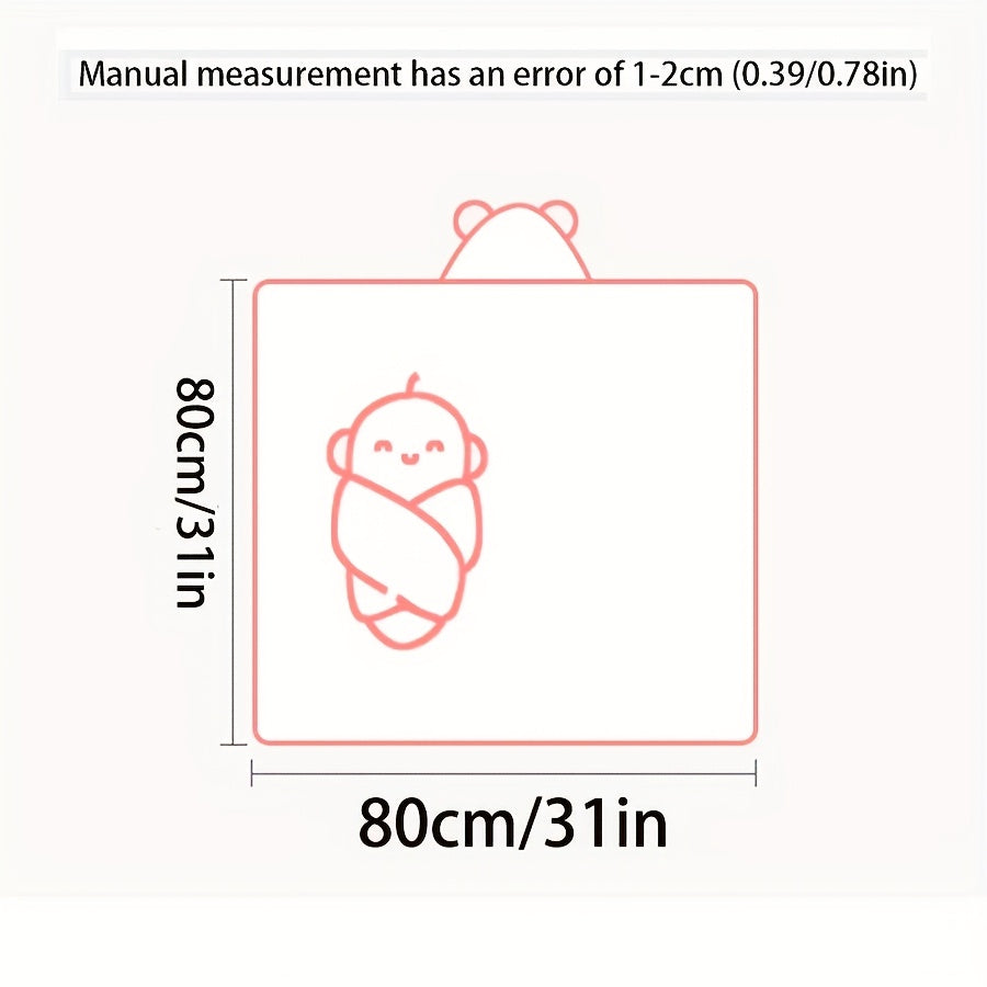 Serviettes de bain pour bébé avec capuche, très absorbantes — Monptitlou