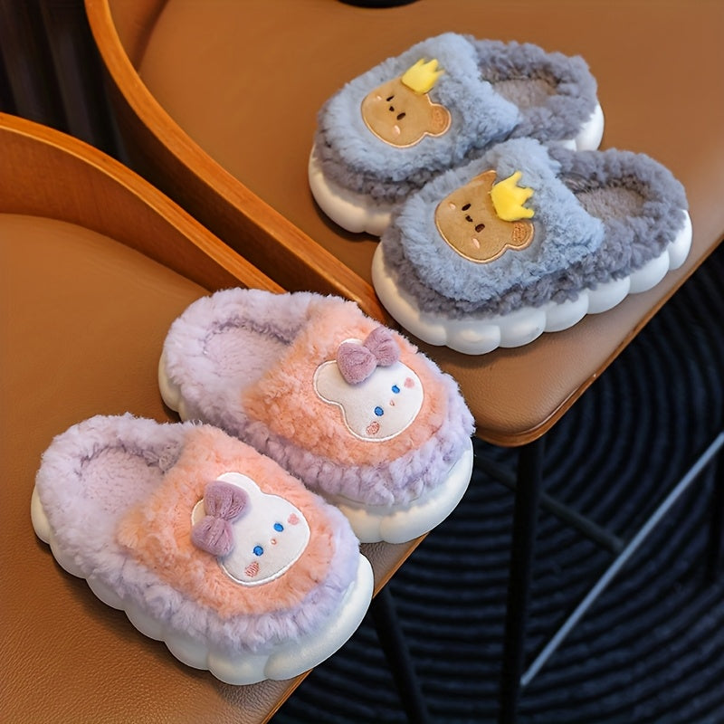 1 Paire de Pantoufles d'Hiver en Peluche pour Bébé — Monptitlou