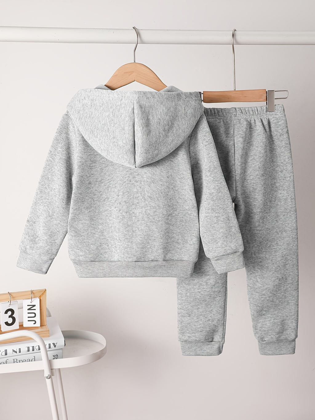 Ensemble sweat à capuche imprimé lettres pour petit garçon — Monptitlou