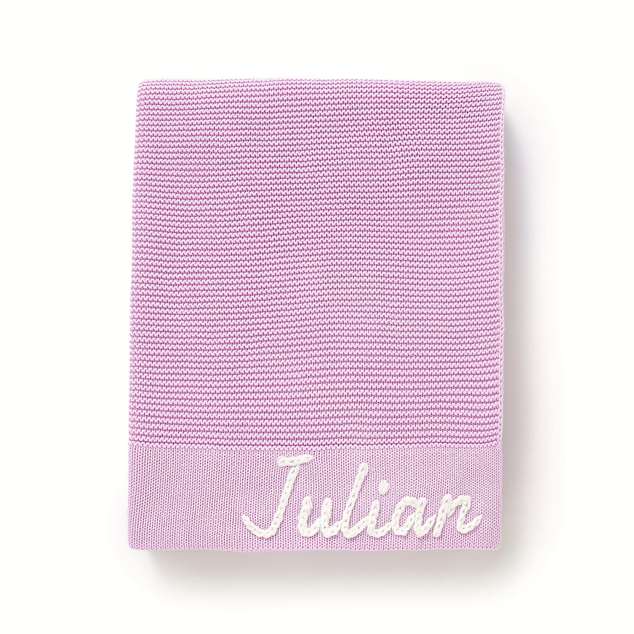 Couverture personnalisée pour bébé avec prénom, cadeau d'anniversaire — Monptitlou