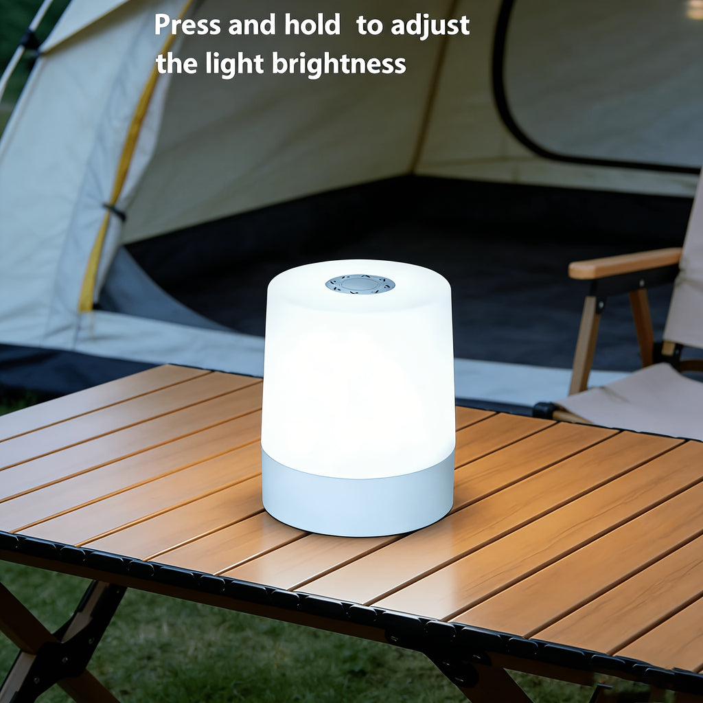 [Lumière blanche chaude] Lampe de nuit LED rechargeable à commande — Monptitlou