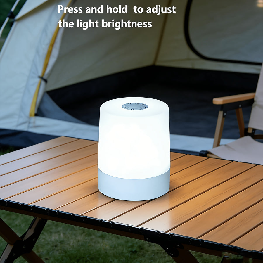 [Lumière blanche chaude] Lampe de nuit LED rechargeable à commande — Monptitlou