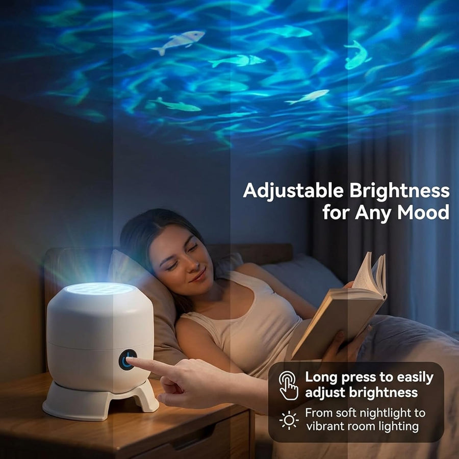 [Projection océan étoiles] Lampe de table à projection LED créative — Monptitlou