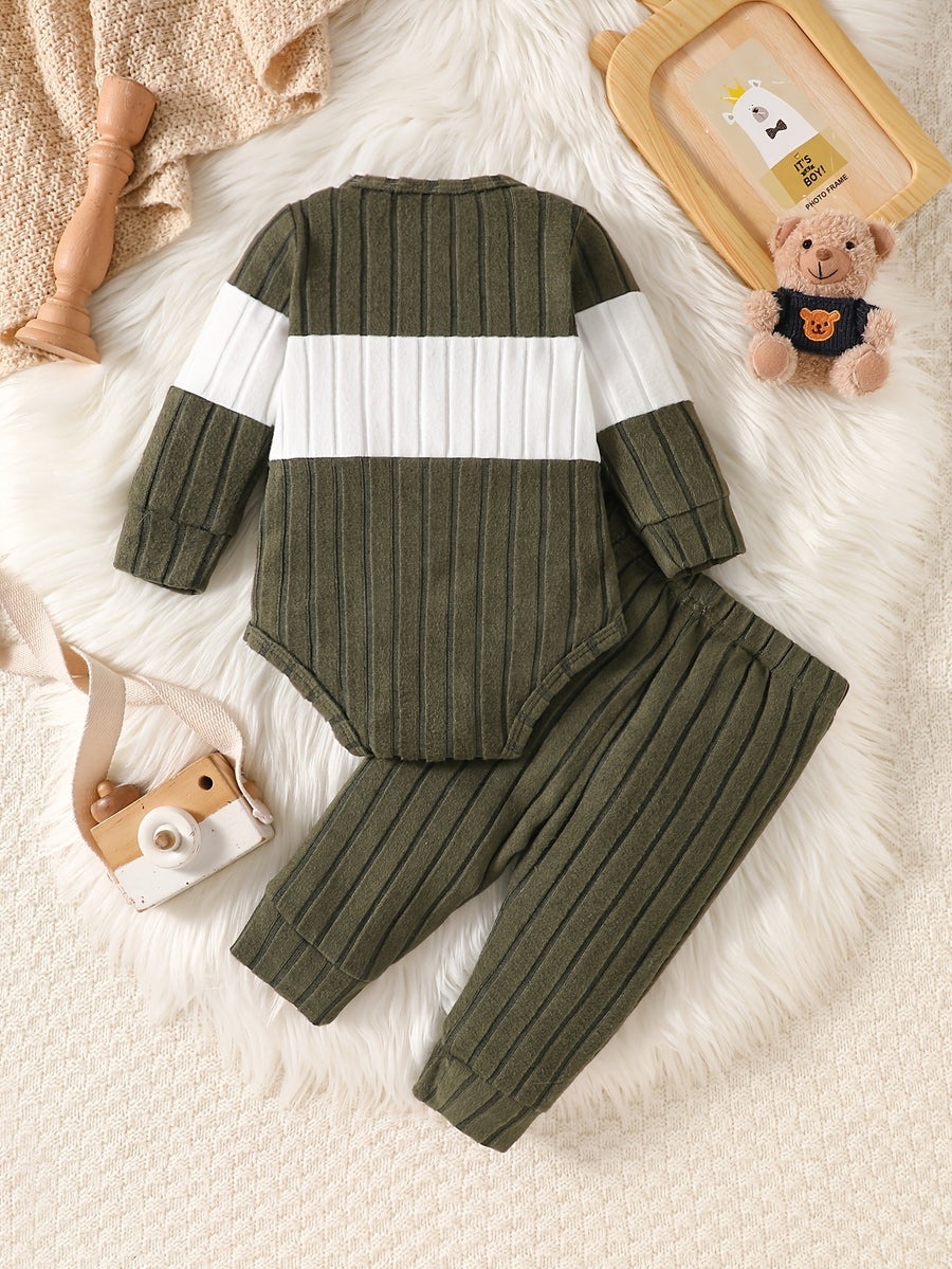 Ensemble Mignon Épissé pour Bébés Garçons — Monptitlou