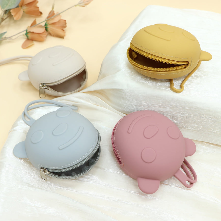 Boîte de rangement pour tétine bébé, sac de voyage portable ours — Monptitlou