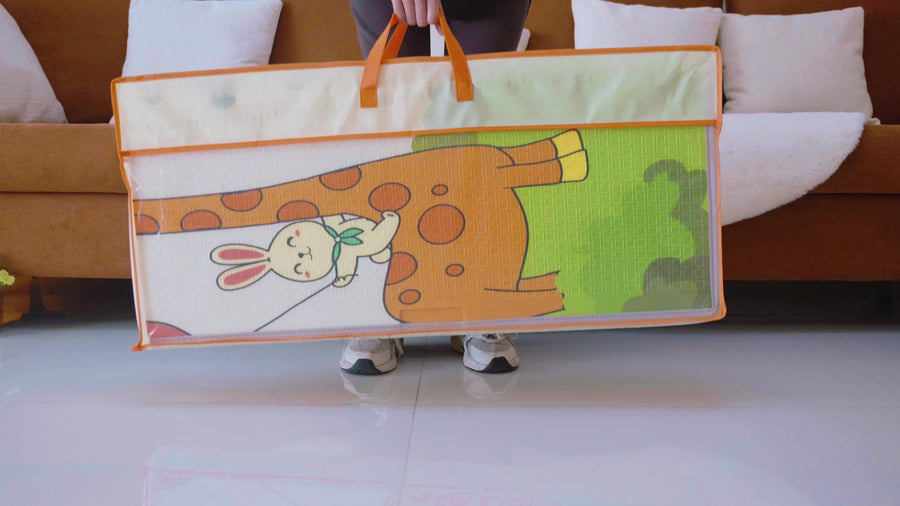 Tapis d'éveil bébé extra large 200X180Cm, conception réversible — Monptitlou