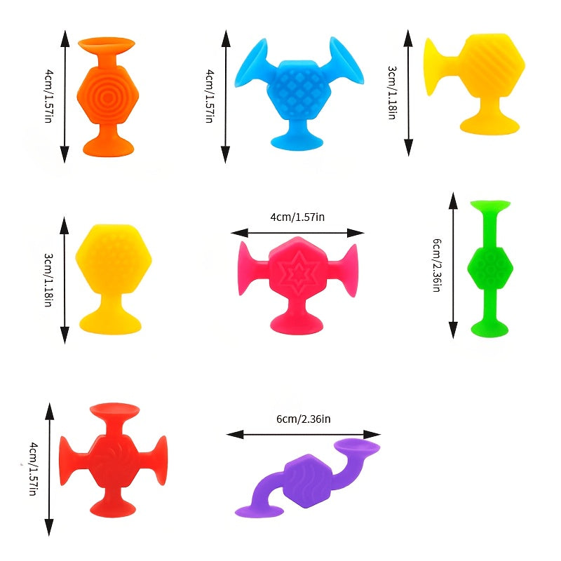 Jouets de bain à ventouses assortis Cottibe — Monptitlou