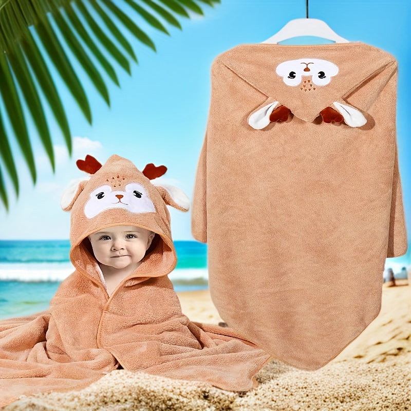Serviette de bain pour bébé avec motif de dessin animé attrayant en — Monptitlou