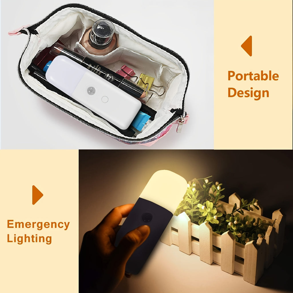Veilleuse LED à Détecteur de Mouvement Humain, USB Rechargeable — Monptitlou