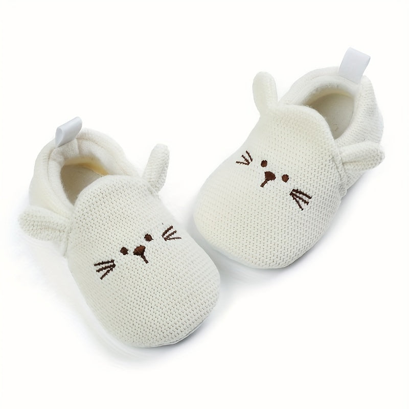 Chaussures premières marches pour bébé garçon et fille, motif dessin animé, semelle souple légère antidérapante, respira