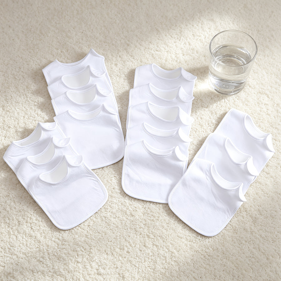 Bavoirs pour nouveau-nés, ensemble de 15 pièces, bavoirs pour bébés — Monptitlou