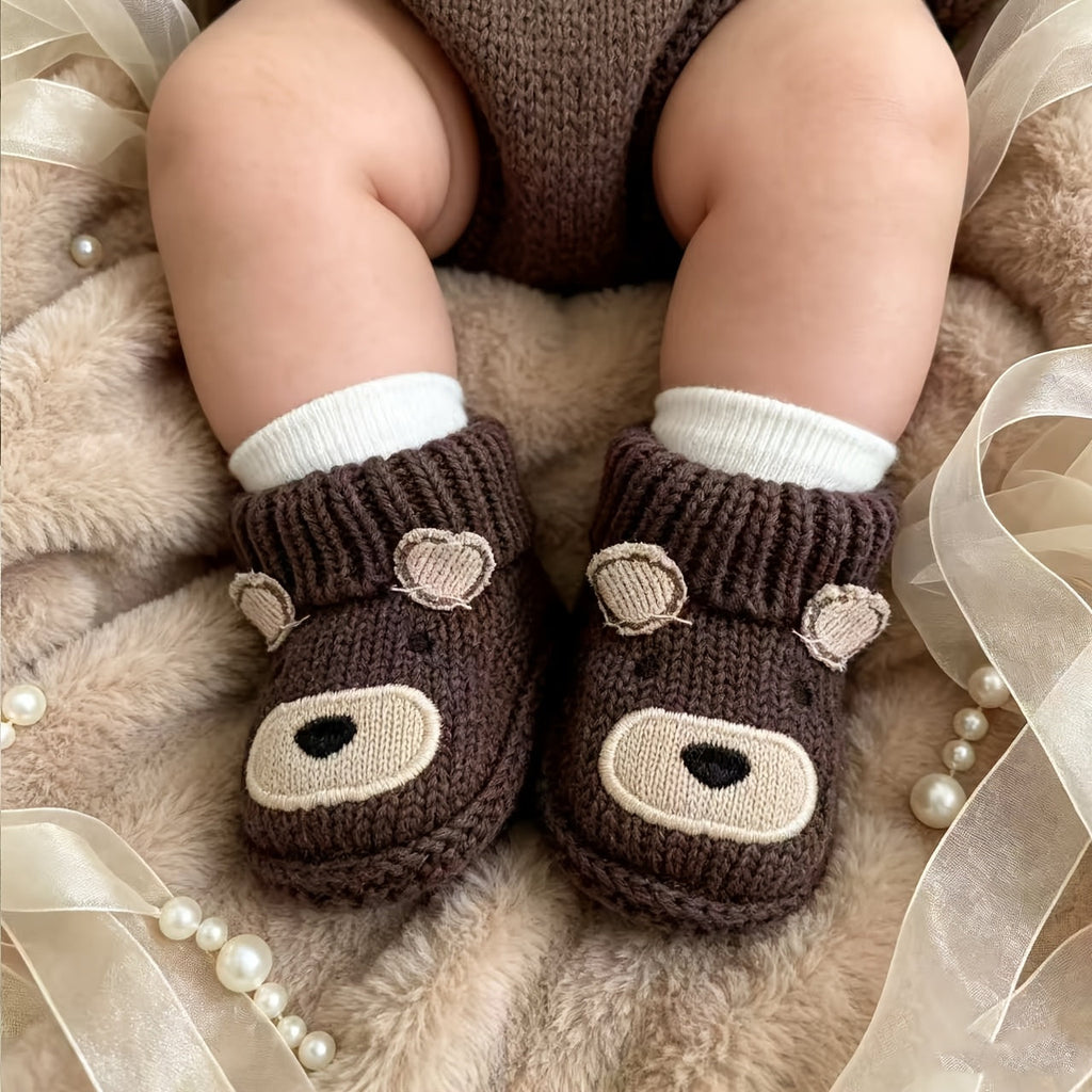 1 Paire de Chaussures pour Enfants Tricotées à la Main — Monptitlou