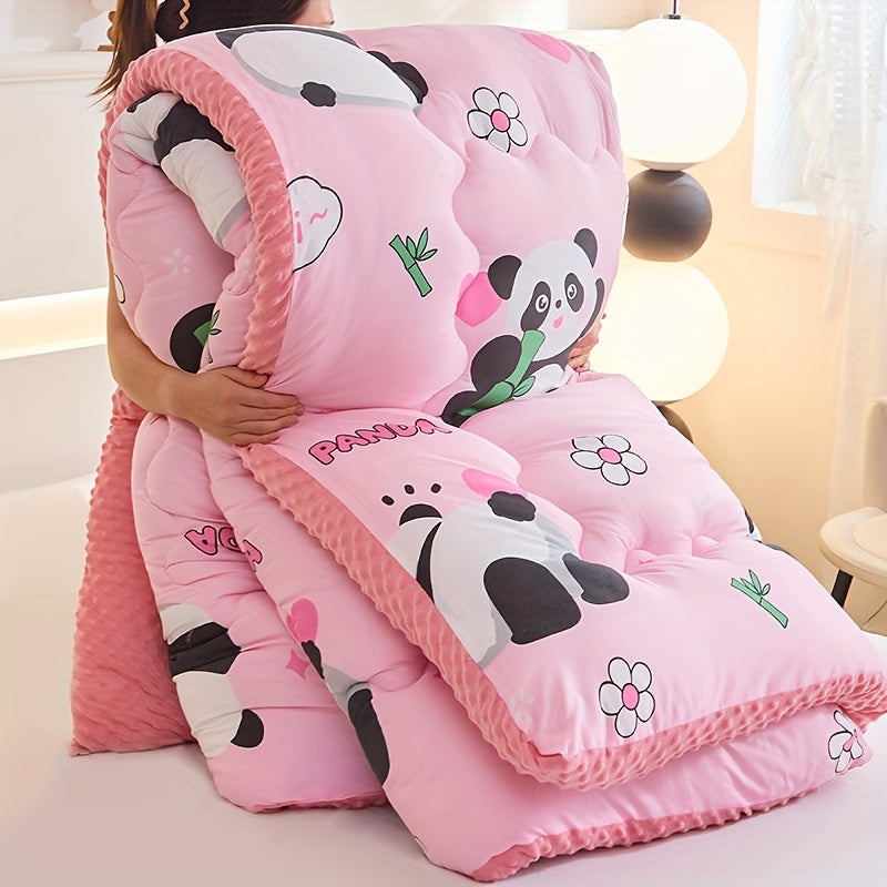 Ensemble de couette 3 pièces Panda Bébé Floral — Monptitlou