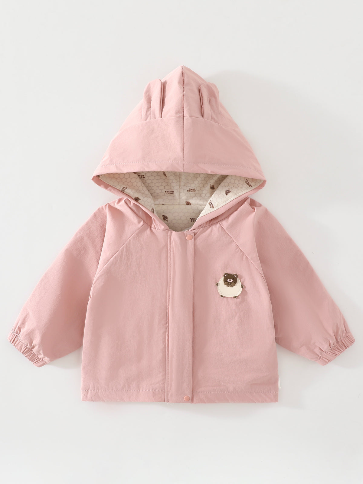 Adorable Veste à Capuche Multicolore pour Bébé, Style Facile — Monptitlou Image