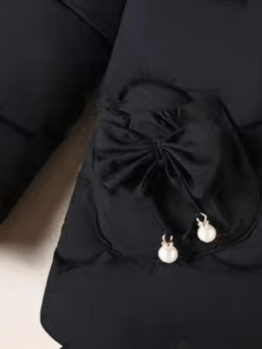 Veste chaude d'extérieur matelassée pour fille, matelassée pour enfant — Monptitlou