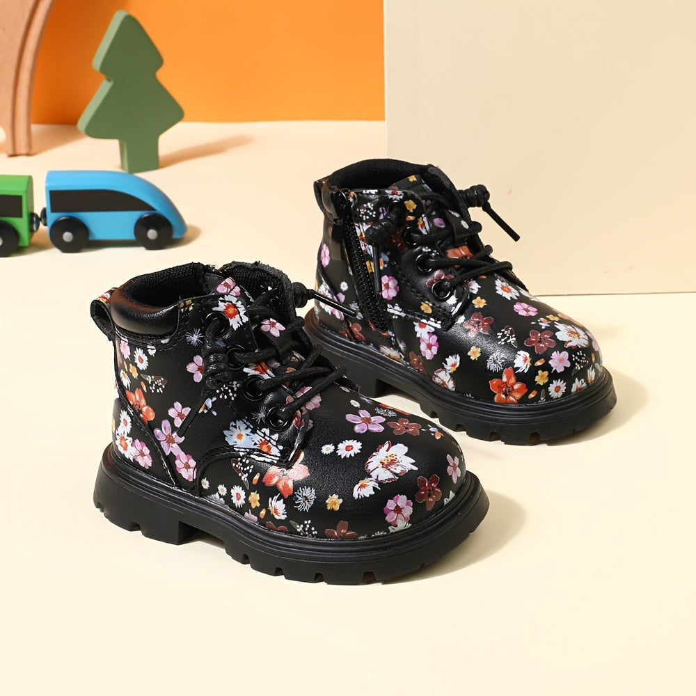 Bottes tendance à imprimé floral pour bébés filles — Monptitlou