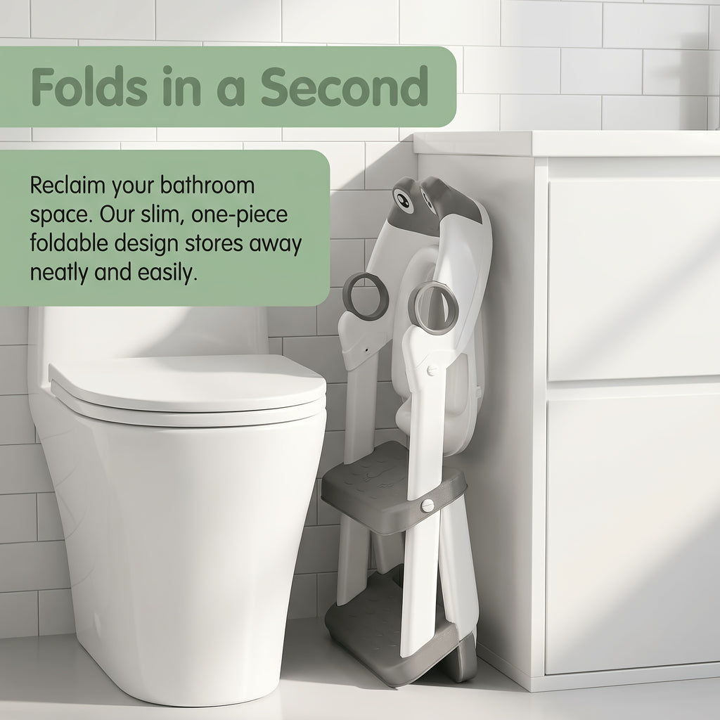 Siège de toilettes pour tout-petits avec repose-pieds — Monptitlou