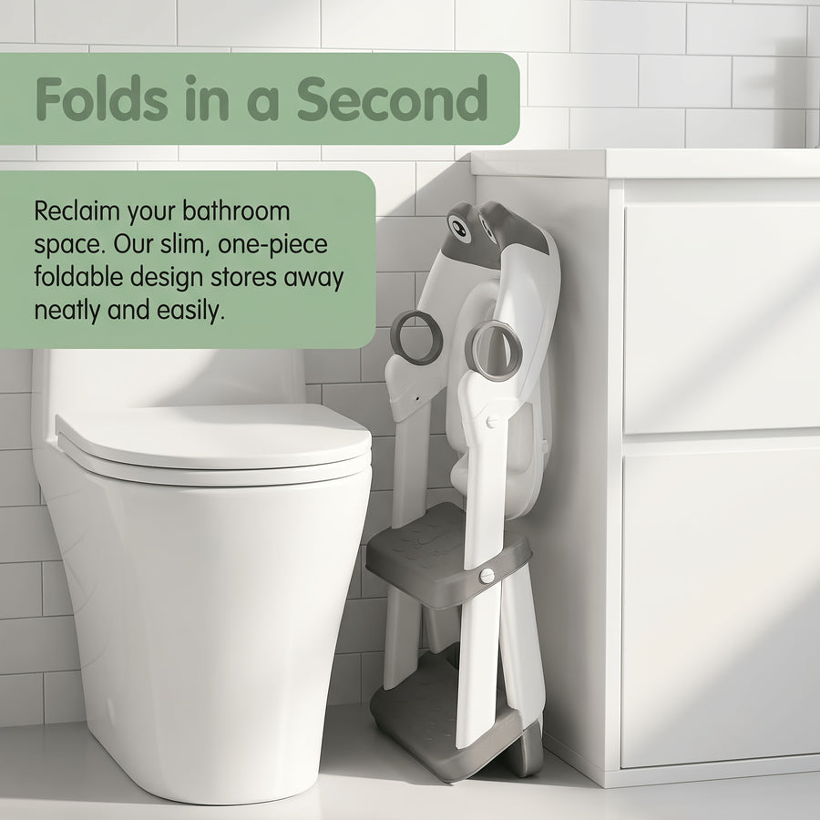 Siège de toilettes pour tout-petits avec repose-pieds — Monptitlou