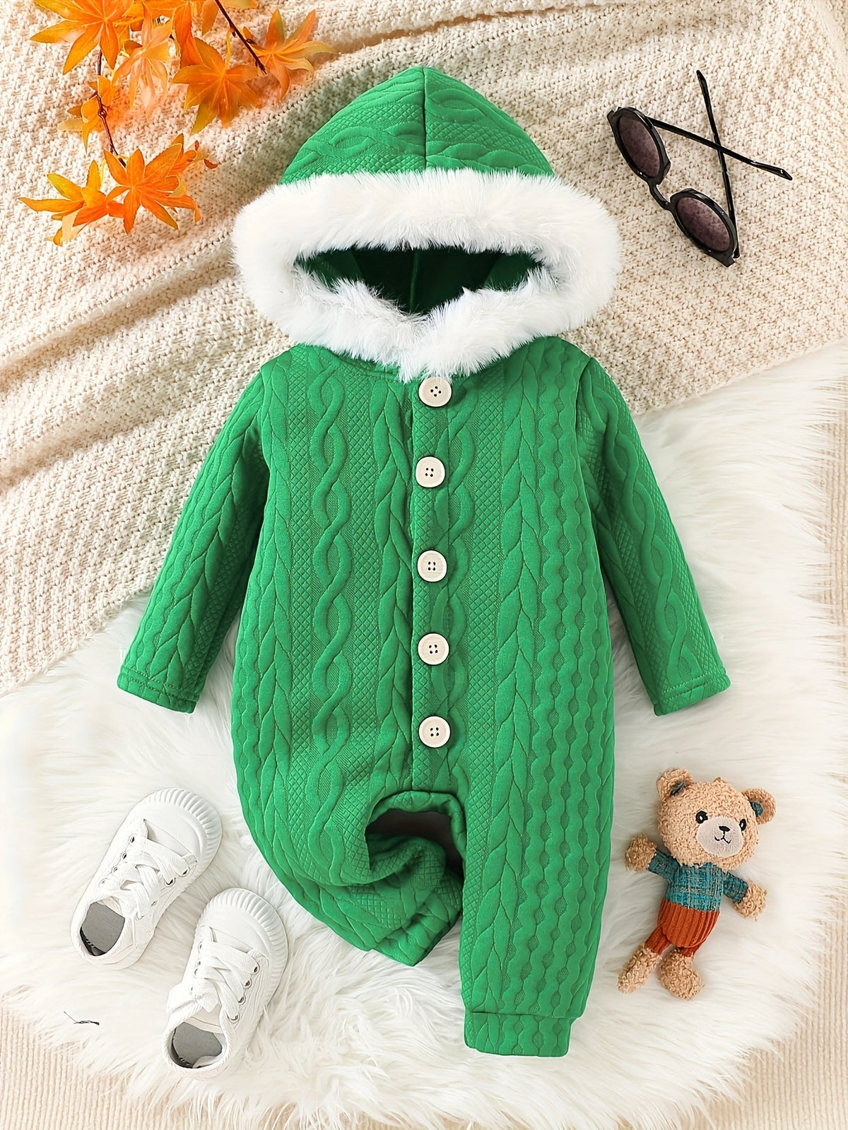 Combinaison pour bébés filles, style décontracté automne-hiver — Monptitlou Image